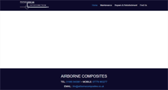 Desktop Screenshot of airbornecomposites.co.uk