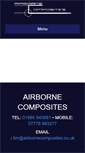 Mobile Screenshot of airbornecomposites.co.uk